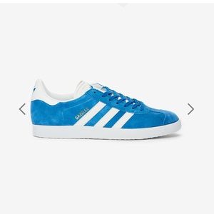 Blue Adidas Gazelle (suede)